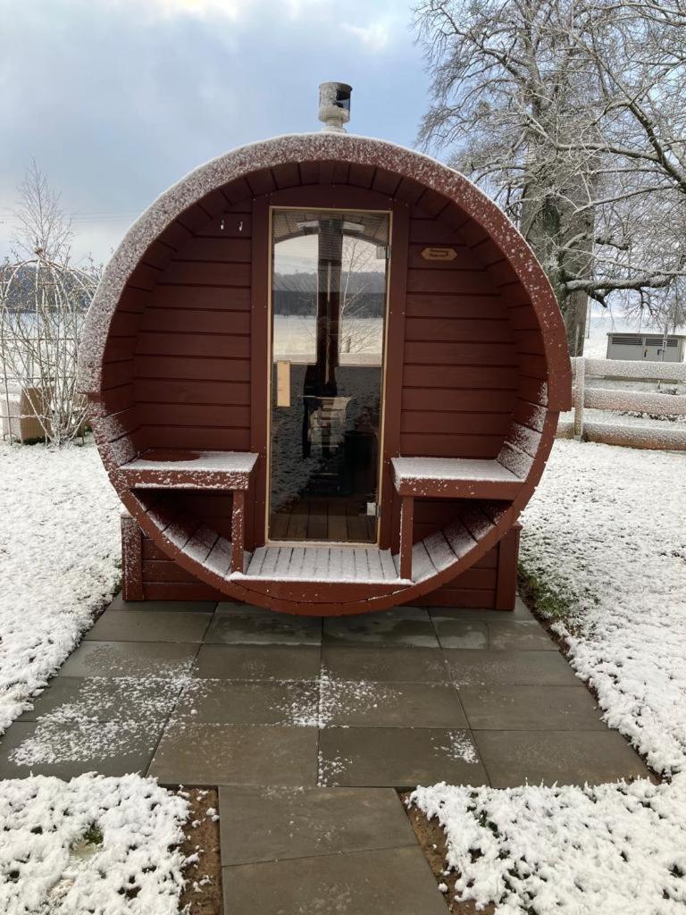 Ferienhaus S'Bunde Heisle Blaufelden Esterno foto