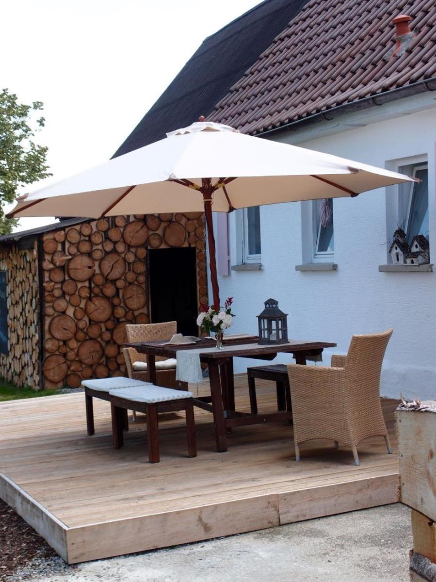 Ferienhaus S'Bunde Heisle Blaufelden Esterno foto
