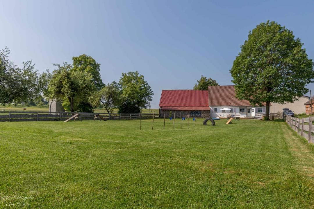 Ferienhaus S'Bunde Heisle Blaufelden Esterno foto