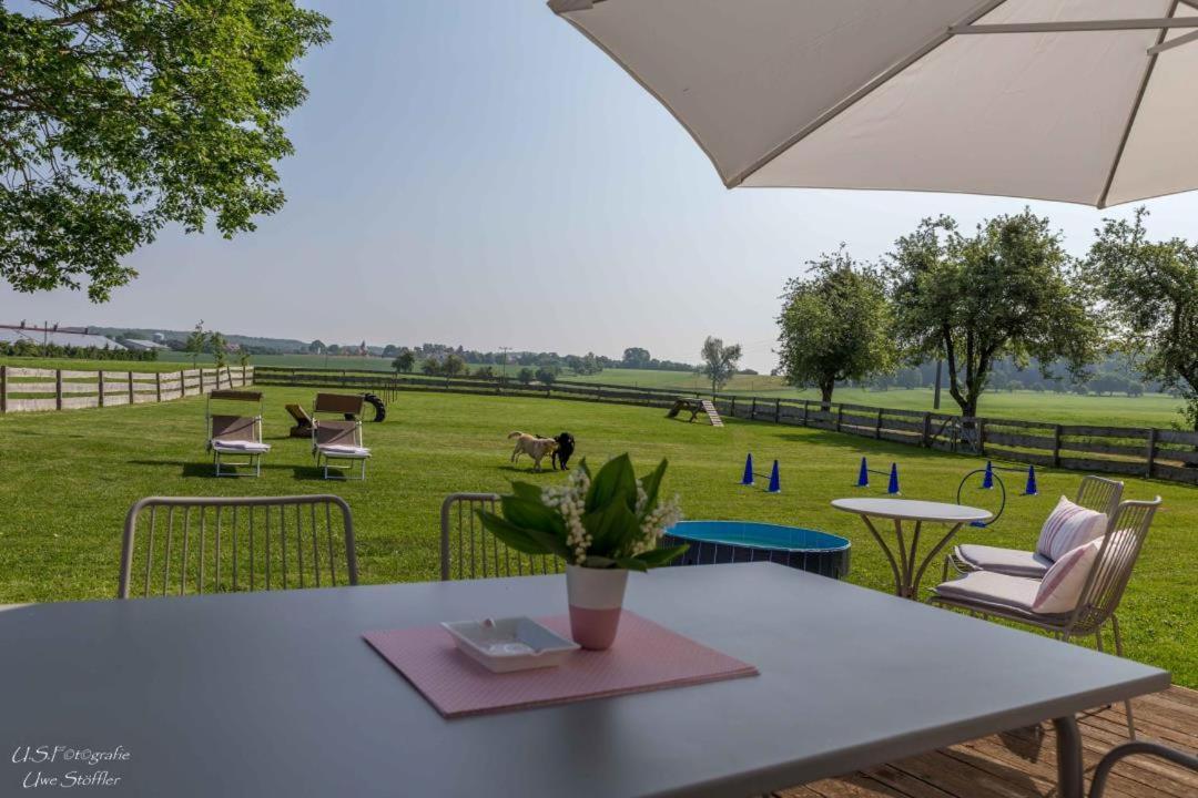 Ferienhaus S'Bunde Heisle Blaufelden Esterno foto