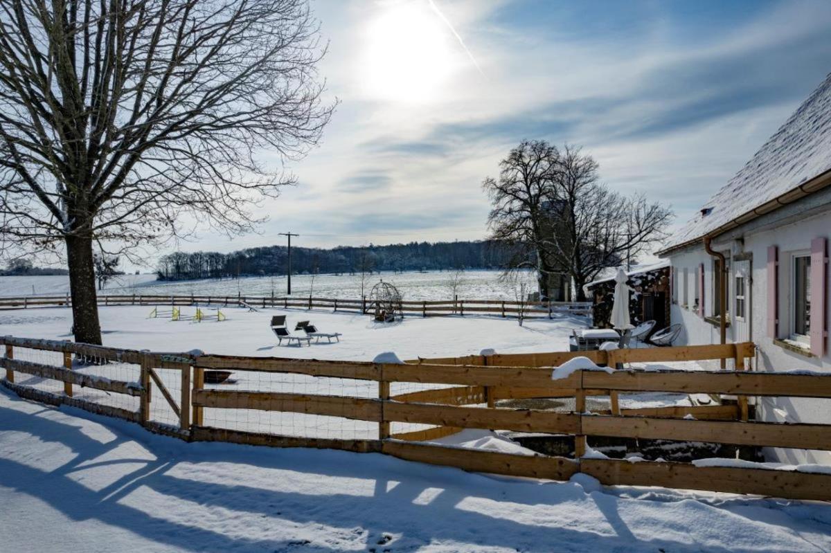 Ferienhaus S'Bunde Heisle Blaufelden Esterno foto