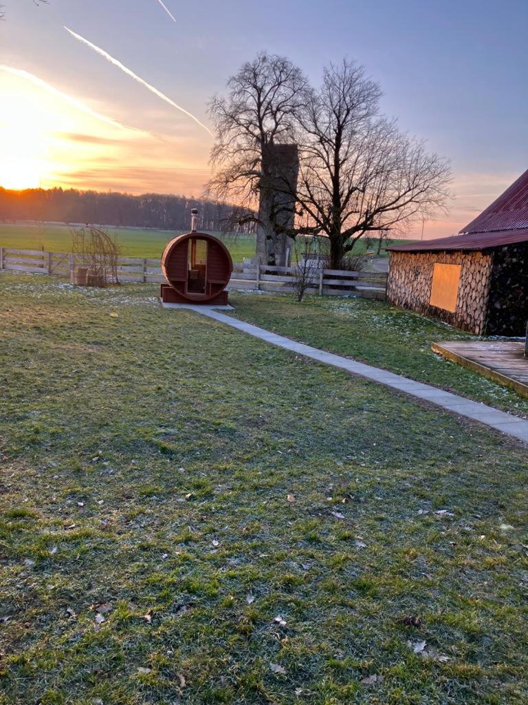 Ferienhaus S'Bunde Heisle Blaufelden Esterno foto